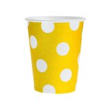  Papirnate čase Dots 270ml - Žuta | shoptok.hr