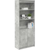  Visoka komoda siva betona 70x35x180 cm od konstruiranog drva | Eponuda.com