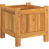  Vrtna sadilica s oblogom 31x31x30 cm od masivnog drva bagrema | shoptok.hr