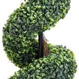 vidaXL umjetni spiralni šimšir s posudom zeleni 89 cm | shoptok.hr