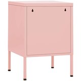  Noćni ormarići 2 kom ružičasti 35 x 35 x 51 cm čelični | shoptok.hr