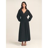 St MRLO Obleka 'May Gather' črna / bela | Shoptok.si