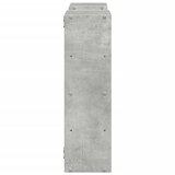  Zidna polica siva boja betona 96x18x60 cm konstruirano drvo | shoptok.hr