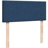 vidaXL Box spring postelja z vzmetnico modra 120x190 cm blago, (21321104) | Shoptok.si