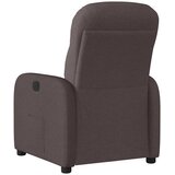  Naslonjač od tkanine tamnosmeđi | shoptok.hr