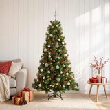  Umjetno božićno drvce s kuglicom 150 cm 150 LED lampica | shoptok.hr