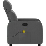 vidaXL Masažna fotelja, tamno siva tkanina | shoptok.hr