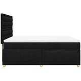  Krevet s oprugama i madracem crni 140x200 cm od tkanine | shoptok.hr