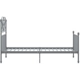  Okvir za krevet sivi metalni 100 x 200 cm | Eponuda.com
