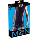 Svenjoyment moška majica s čipkami - črna - XL Cene
