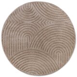 Elle Decoration Svjetlo smeđi okrugao tepih ø 200 cm Panglao New York Taupe – | shoptok.hr