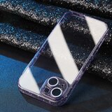 INORCO SULADA za iPhone 14 Plus TPU okvir iz kaljenega stekla, zadnja stran ohišja telefona, zaščita za leče, bleščice, galvansko prevleka, (22034051) | Shoptok.si