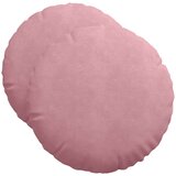  Jastučići za sjedenje 2 pcs Ružičasta Ø50 x 19 cm Baršun | shoptok.hr
