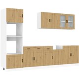  7-dijelni set kuhinjskih ormarića Kalmar konstruiranog drva | shoptok.hr