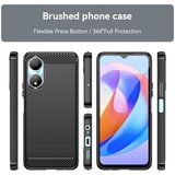 Techsuit Carbon Silicone maska za Honor X7b – crna | shoptok.hr
