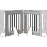  Vrata za pse s postoljem 6 pcs Siva sonoma 60 x 60 cm | Eponuda.ba