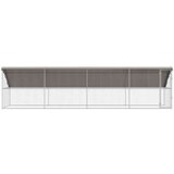  Pasja lopa s shranjevanjem 4 pcs srebrna 8 x 2 x 2 m Jeklo - - Srebrna - 64.45 - 8 x 2 x 2 m - 2025-vidaXL-TOPSELLER | Shoptok.si
