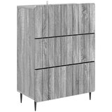  Predalna omara Siva Sonoma 66 x 34,5 x 92 cm Inženirski les, (5000232582) | Shoptok.si