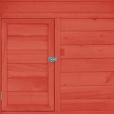  Kokošinjac crveno-bijeli 150 x 96 x 110 cm od masivne jelovine | shoptok.hr