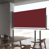 vidaXL Zložljiva stranska tenda za teraso 60x300 cm rdeča, (20692494) | Shoptok.si
