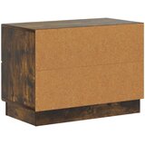  Noćni ormar s ladicama Dimljeni hrast 62 x 34,5 x 44,5 cm | shoptok.hr