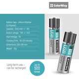 COLORWAY Punjive Baterije AA USB 1200 mAh 1.5V (2 komada) | shoptok.hr