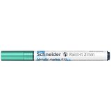Schneider Flomaster Paint-It metalik marker 011, 2 mm, zeleni | shoptok.hr