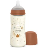 Suavinex Wonderland SX Pro Physiological Anti-Colic steklenička za dojenčke L Dense Flow 6 m+ Brown 360 ml | Shoptok.si