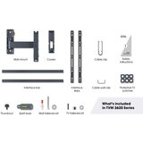 Vogels TVM 3625 schwarz TV-Wandhalterung 40-77", turn 120°, Vesa 600x400, max. 35 kg | Shoptok.si