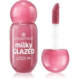 Essence milky GLAZED tonirani balzam za ustnice s sijajem odtenek 08 Bubble Milk Tea 4 ml Cene