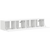 TV zidni ormar Zidne 2 pcs Bijelo 78,5 x 31 x 29,5 cm | shoptok.hr
