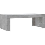 vidaXL Klubska mizica betonsko siva 102x50x36 cm inženirski les | Shoptok.si