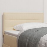 vidaXL Naslon za glavu s linijama dizajna krem 80 cm tkanina | shoptok.hr