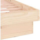  Posteljni okvir LED bel 90x190 cm trden les, (20904080) | Shoptok.si