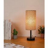  Brilagi - Stona lampa sa USB priključkom TABLON 1xE27/25W/230V crna/bež | Eponuda.com