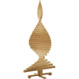  Božićna drvca s stalakom Smeđa 150 cm Masivna borovina | shoptok.hr