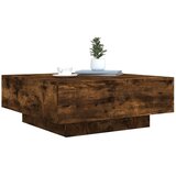  Stolić za kavu boja hrasta 80x80x31 cm od konstruiranog drva | shoptok.hr