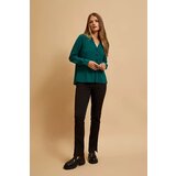 Marisse Emerald V-Neck Shirt | Shoptok.si