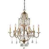 Elstead Lighting Feiss FE-VALENTINA6 - Luster na lancu VALENTINA 6xE14/60W/230V | Eponuda.com