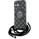 Karl Lagerfeld ETUI IML CROSSBODY MONOGRAM KARL & CHOUPETTE HEAD MAGSAFE NA IPHONE 16 - CZARNE, (21897737) | Shoptok.si