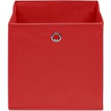 vidaXL Škatle 4 kosi netkano blago 28x28x28 cm rdeče | Shoptok.si