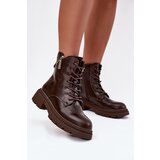 Big Star Leather Women's Work Boots Lined Big Star | shoptok.hr