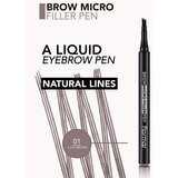 Flormar Brow Micro Filler Pen tuš za obrve nijansa 001 Light Brown 1.1 ml | shoptok.hr
