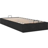 vidaXL otomanski okvir kreveta bez madraca crni 90x200 cm baršunasti | shoptok.hr