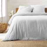 douceur d'intérieur Bijela posteljina za bračni krevet/za produženi krevet od muslina 240x260 cm Angelia –