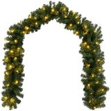  Set mini božićnih drvaca 60 cm 125 LED lampica Topla bijela PVC | shoptok.hr