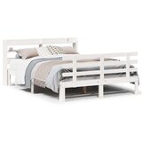 vidaXL Okvir kreveta s uzglavljem bez madraca bijeli 120x200 cm | shoptok.hr
