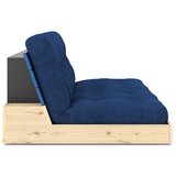 Karup Design Plava sklopiva sofa od samta 196 cm Base – | shoptok.hr