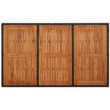  5-dijelni vrtni blagovaonski set s jastucima od poliratana crni | shoptok.hr