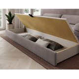 ELTAP Smeđa sklopiva/s prostorom za odlaganje sofa od samta 236 cm Elioss – | shoptok.hr